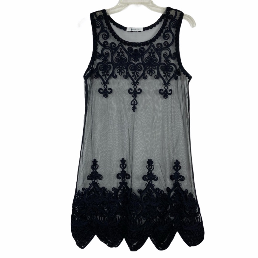 Nylon apparel sheer dress or beach swim coverup